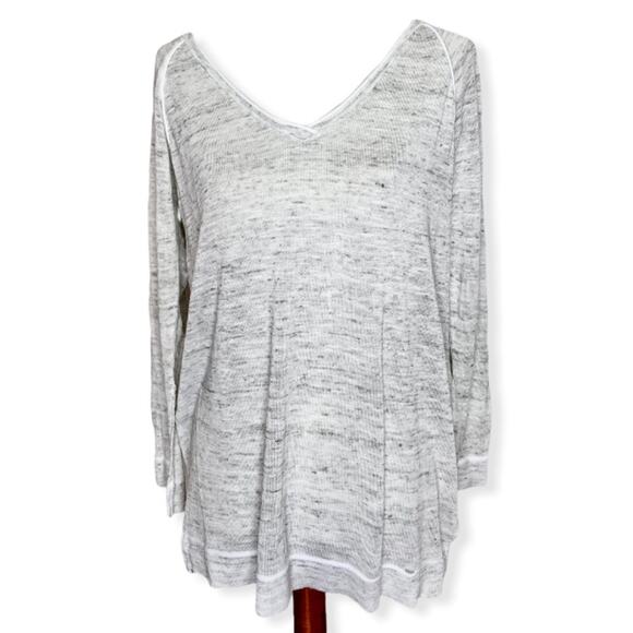 Parkhurst Spring / Summer Linen Blend V- Neck Pullover Sweater - Picture 1 of 7